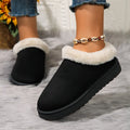 Women's Fleece-Lined Snow Boots - Round Toe Winter Boots